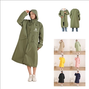Outdoor Lawn Concert Waterproof Unisex Long Rain Jacket